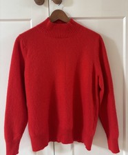Chilli Red M&S Autograph Women's Cashmere Jumper Sezane Brora 