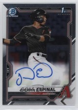 2021 Bowman Chrome Prospects Auto Jeferson Espinal #CPA-JE Auto 06z2