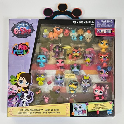 LITTLEST PET SHOP PET PARTY SPECTACULAR SET LPS PET FEST 15 FIGURES MISP 2015