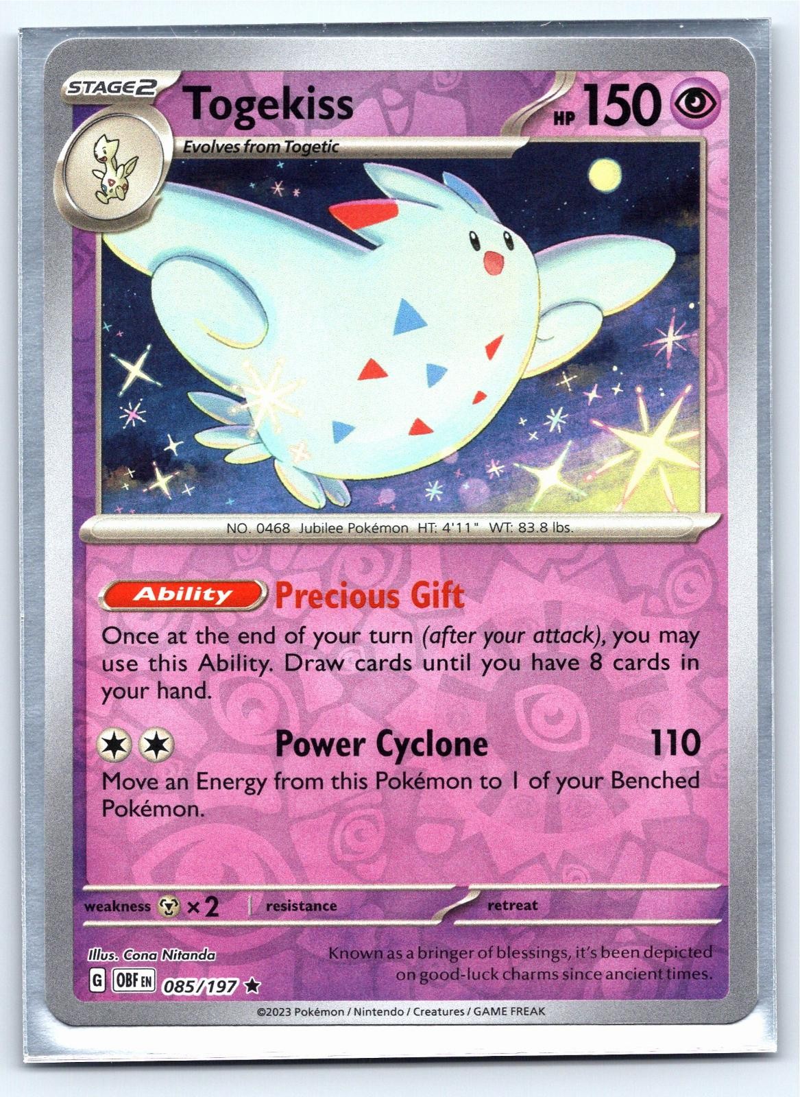 Togekiss 85/197 Rare Deck Exclusives Pokemon Near Mint
