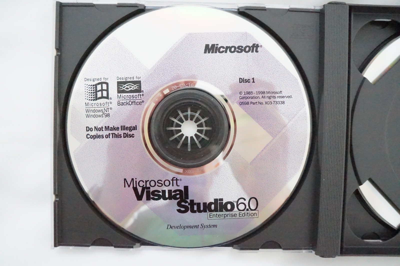 Microsoft Visual Studio Enterprise 6.0 6 Windows 95 ~ 11 Retail / 10 CD's KEY #5