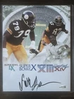 LARRY BROWN STEELERS SIGNED AUTO 8X10 SUPER BOWL PHOTO JSA AUTOGRAPHED