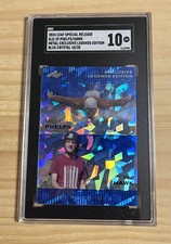 Michael Phelps / Tony Hawk 2024 Leaf Metal Dual Blue Crystal 10/20 RC SGC 10 Gem