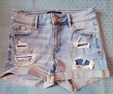 Aeropostale High-Rise  Midi Riped Distressed ...