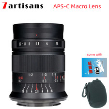 7artisans 60mm F2.8 II APS-C Macro Close Manual Focus Lens for Sony E Camera 5C