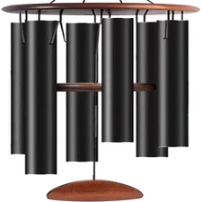 Wind Chime for outside Deep Tone, 60 Inch Large Wind Chimes, 6 Heavy Duty Tubes 