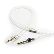 4.4mm Balanced Cable Replacement 6N OCC Copper Silver Plated 2x3.5mm Version