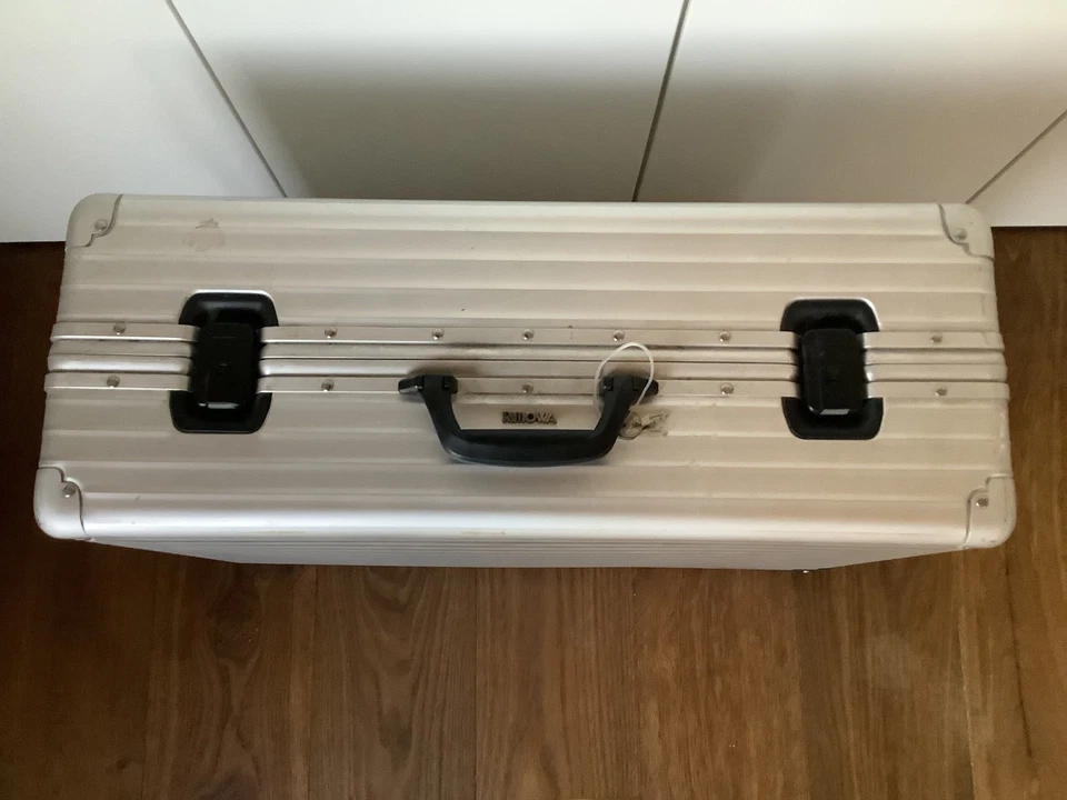 Großer RIMOWA oldschool Koffer Alu mit Rollen timeless lifetime suitcase - Bild 3 von 4