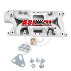 Dual Plane Intake Manifold for Ford Windsor 289 302,260 4 Barrel Air Gap Satin