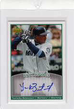 Yuniesky Betancourt Autographed 2006 Upper Deck Inkredible Seattle Mariners
