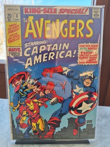 AVENGERS ANNUAL #3 NM 9.4 [JOHN BUSCEMA COVER] CGC IT HIGH GRADE SILVER AGE