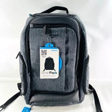 Naztech SmartPack Charging Gray/Black Backpack Power On the Go Brand New w/Tags