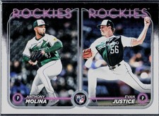 2024 Topps Update #US270 Evan Justice / Anthony Molina RCOM,