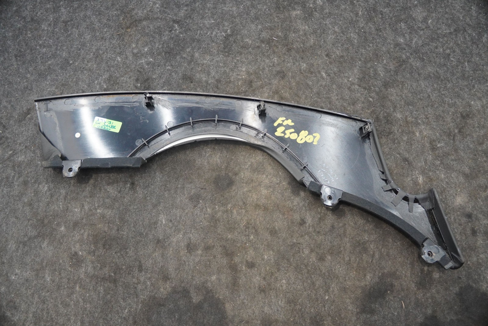Left Dash Upper Trim Cover Panel Black Leather OEM Aston Martin V8 Vantage 2008