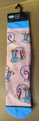 ODD SOX featuring GARY from SpongeBob SquarePants - NEW Crew Socks  sizes 6 - 13