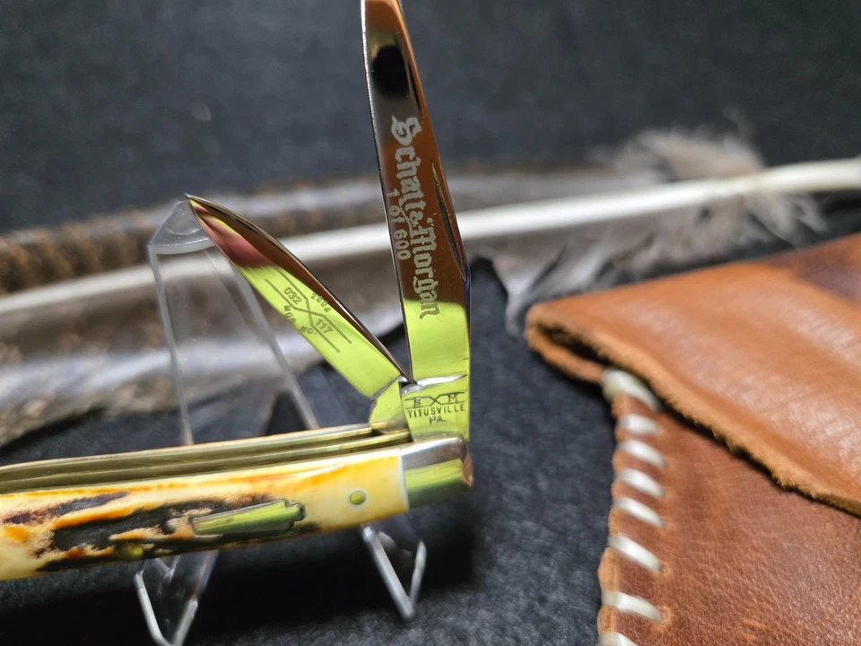 2005 Queen Schatt & Morgan Series XV Reversed Peanut #032117 Knife 1 of 600 - Image 4 of 4