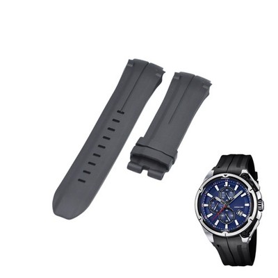 Chrono Bike F16882-2 20mm Black Rubber Strap For Festina