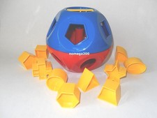 Tupperware Classic Shape O-Ball Toy Blue/Red/Yellow Colors