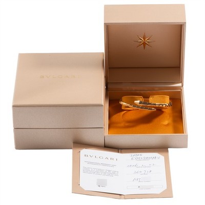 BVLGARI Serpenti Viper Bangle 360718 bracelet 18K Yellow Gold with