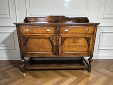 An Antique Early - Mid 20th Century Oak Sideboard Cabinet ~Delivery Available