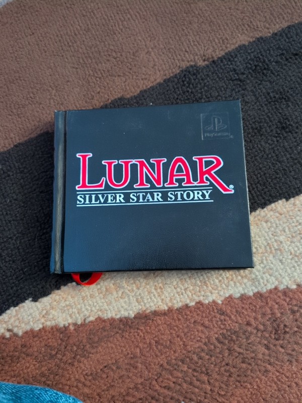 Lunar Silver Star Story Complete - Hard Cover Manual Only - PS1 - Playstation 1