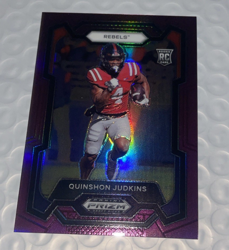 2024 Panini Prizm Draft Picks #146 Quinshon Judkins Purple Prizm /75 (RC)