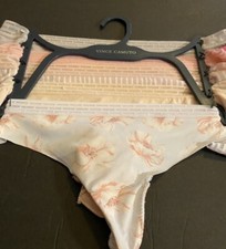 NEW VINCE CAMUTO 5 PACK PASTEL LILAC THONG PANTIES/ Medium/ 60