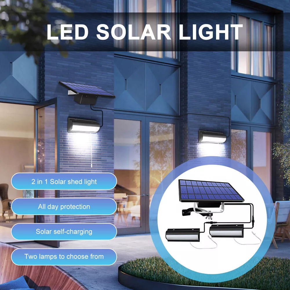 Solar powered outdoor barn light deals