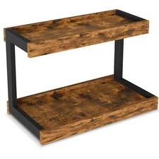 2 Tier Spice Rack Organizer For Countertop 15.8''l Coffee Station/bathroom Organ