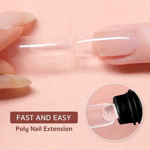 Poly Gel Set, Nail Extension Gel, 6 Colors Nude Pink Builder Gel Nail Enhancemen - Picture 2 of 12