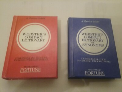 Webster's Compact Dictionary of Synonyms & Dictionary  by Merriam-Webster