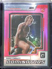 2022 Donruss Optic Pink Holo Dominators Rookie #9 Paddy Pimblett No 14 of 25