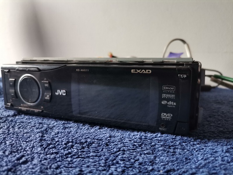 Radio Cd Player JVC Exad KDAVX11 Mp3 CD Dvd Aux eBay