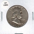 1952 Silver Franklin Half Dollar Actual Photo of coin CP10850