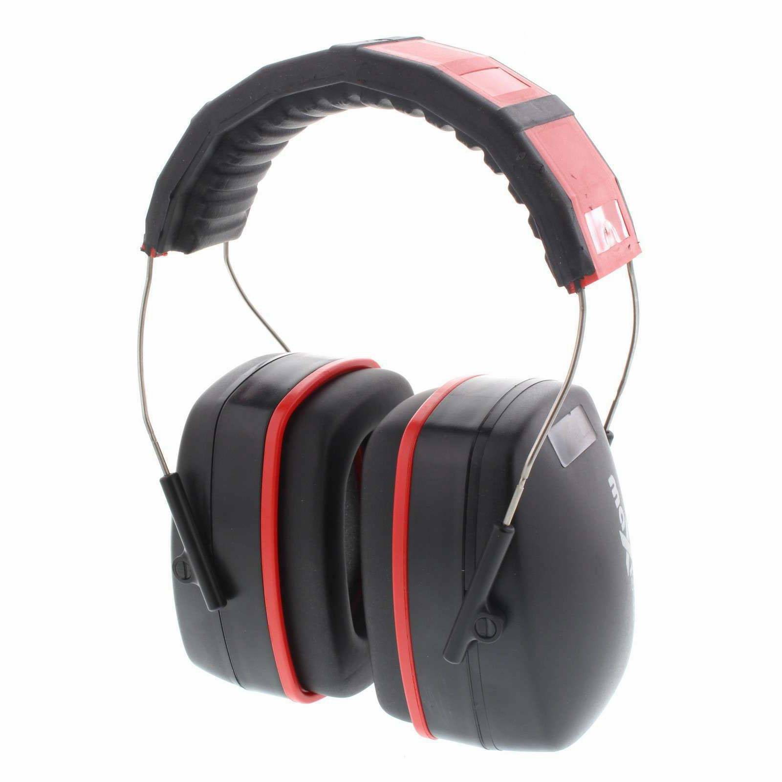 Maxisafe Ear Muffs Worksite Jobsite Hearing Protection Class 5 Red Earmuff 32dB eBay