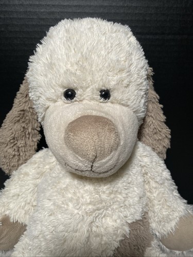 UNIPAK Plush Dog 20" Cream Puppy Gray Spots Floppy Soft Stuffed Toy Pet Lovey - Picture 2 of 6