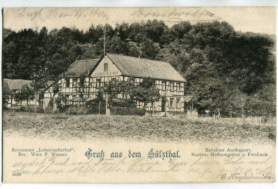 AK Hoffnungsthal,Forsbach,Lehmbacher Hof,bei Bensberg,Rösrath 1902