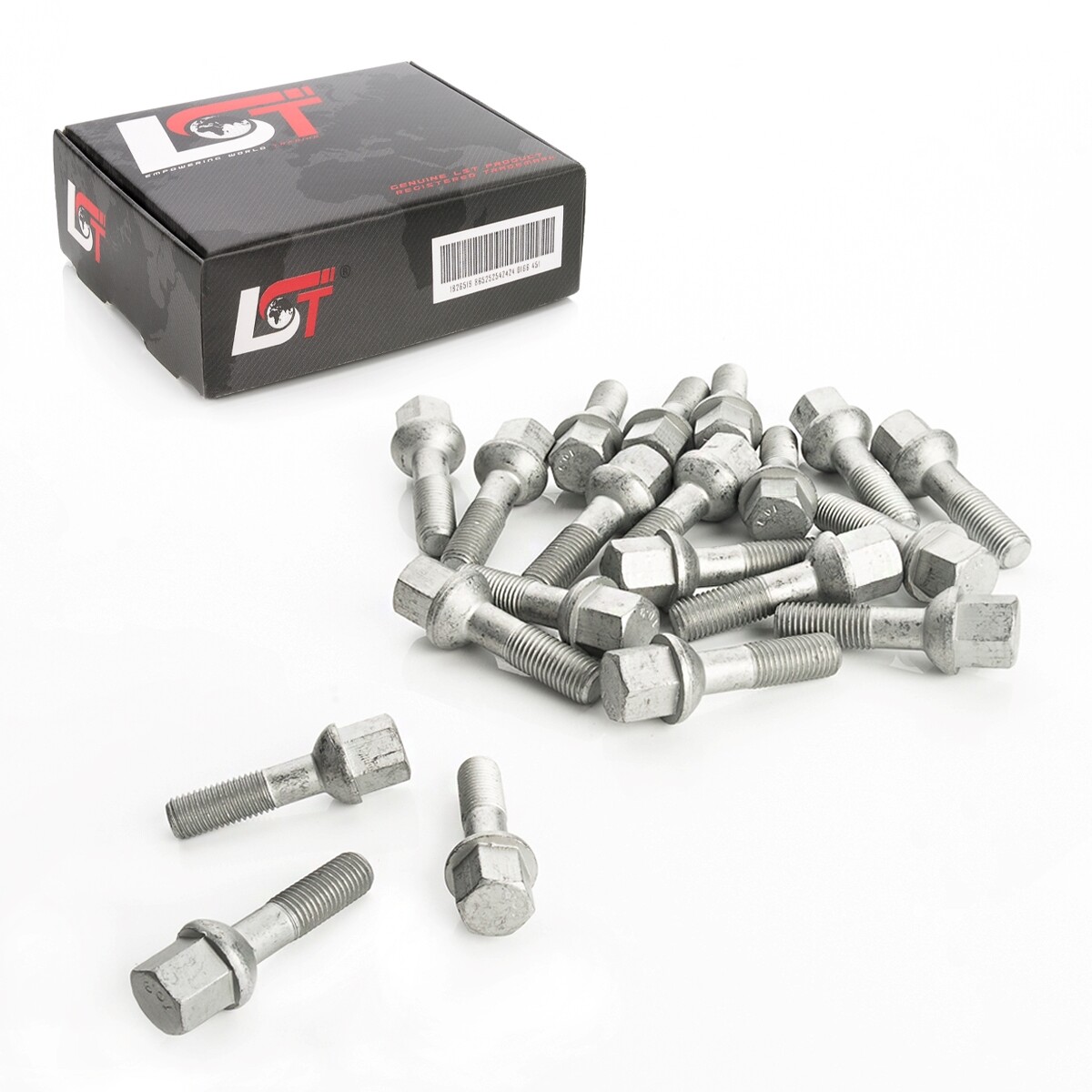 20X Wheel Bolt Ball Head R12 Pin For Mercedes - M12 X 1.5 X 62/40/27 - S17