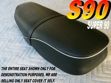 S90 & CS90 New seat cover Honda 1964-69 Silver piping 068B