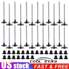 FOR 06-20 HYUNDAI KIA SORENTO 3.3 3.5 3.8 INTAKE EXHAUST VALVES + VALVE SEALS