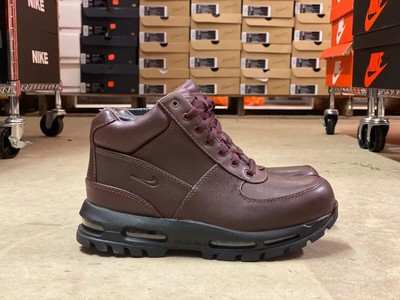 burgundy acg boots