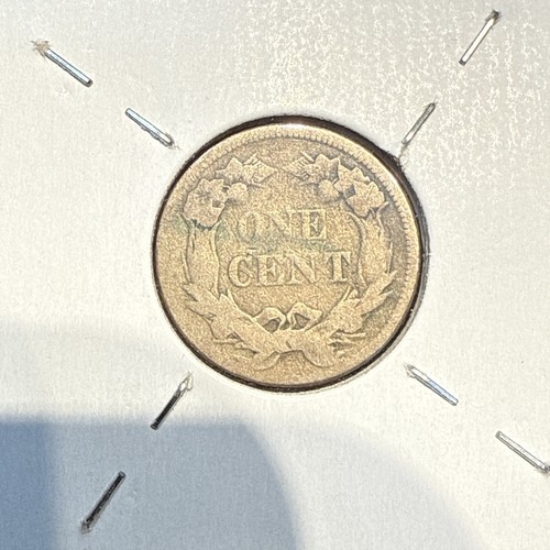 1858 Flying Eagle Cent Penny Exact Scarce Early Type Exact Coin as Pictured - Picture 5 of 6