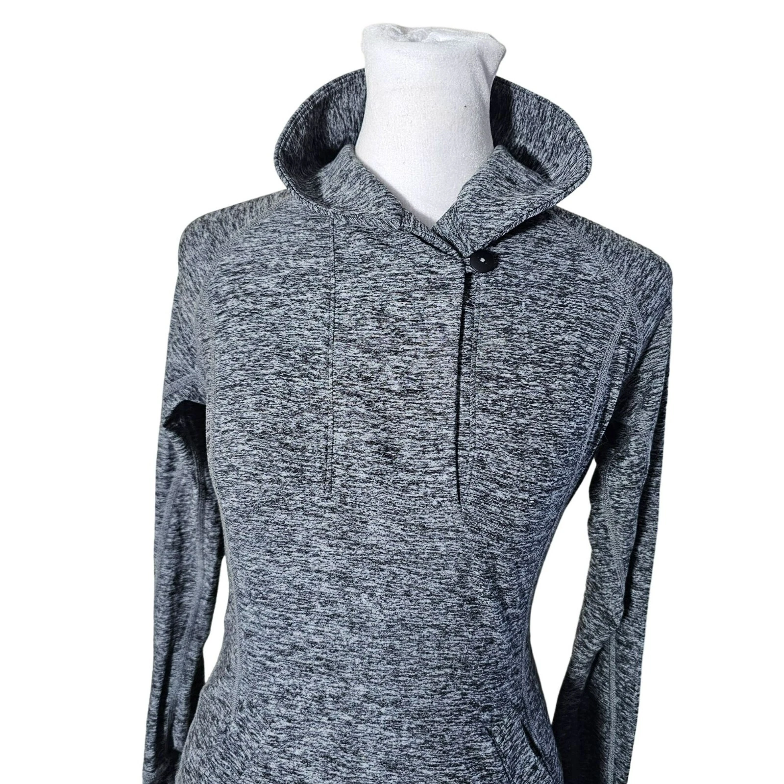 beyond-yoga pullover athletic button neck with pockets shirt