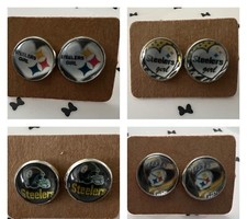 Football Girl Handmade Stud Earrings