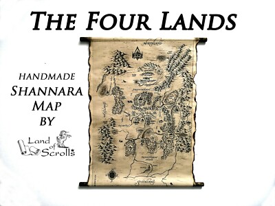 Shannara Chronicles Map The Four Lands Map The Magical World Of Shannara Map Ebay Shannara Chronicles Map The Four Lands Map The Magical World Of Shannara Map Ebay