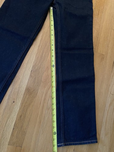 ABERCROMBIE Kids Boys size 12 Classic STRAIGHT Blue JEANS 100% Cotton - Picture 6 of 7