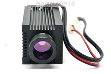 Focusable IR Laser Diode Housing for C-Mount Lasers w/ Cooling Fan & Glass Lens