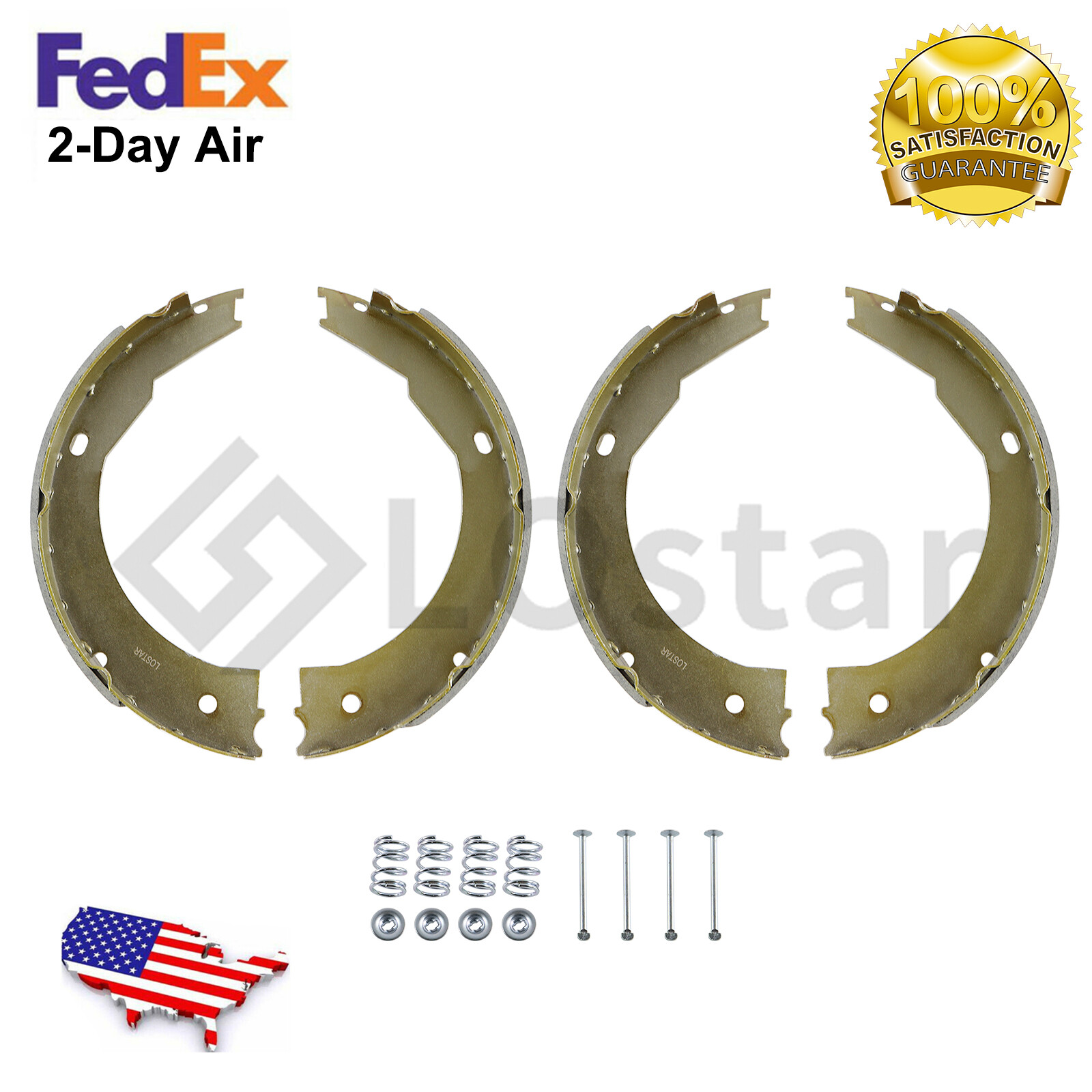 2PCS 12" X 2" Electric Trailer Brake Shoes Replacement Kits - Foto 4