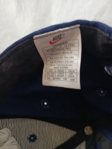 VINTAGE Nike Pro Line Dallas Cowboys Hat Snapback NFL Football Blue Embroidered - Picture 14 of 14