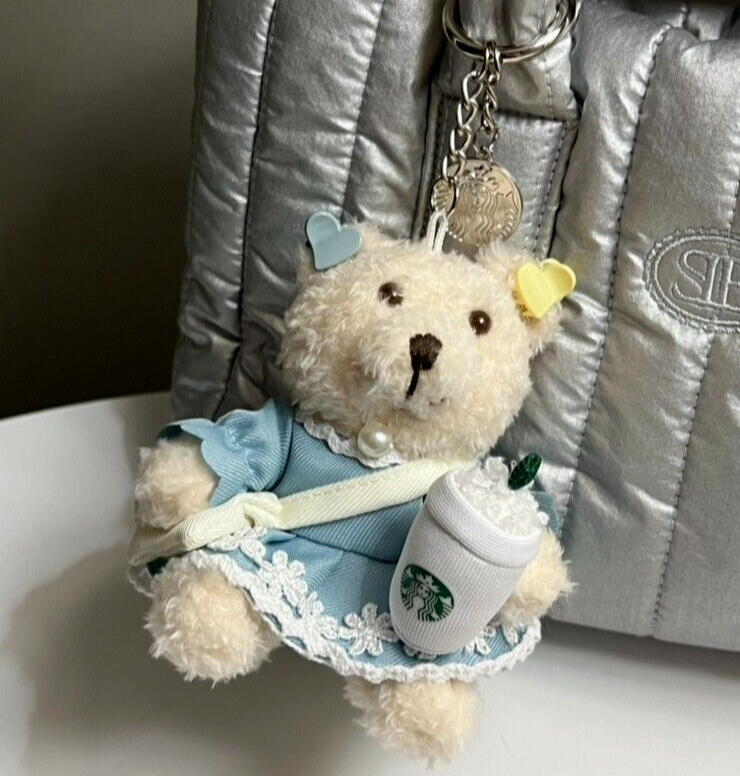 【韓国スタバ】2024夏★Cool Summer bearista Key Chain NCT x STARBUCKS Korea 2024 Bearista Bear Keychain Keyring